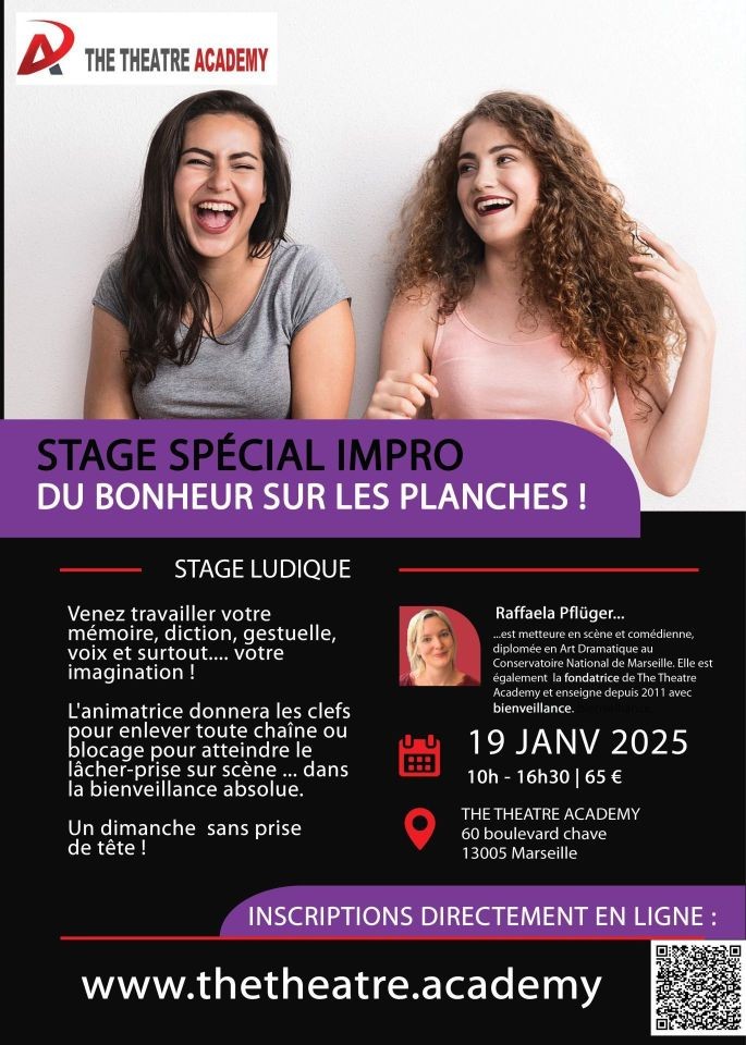 Stage spécial Improvisation théâtrale | 19.01.2025 | Marseille